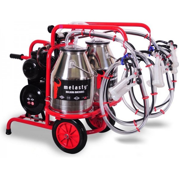 Доильный аппарат для 4 коз в два ведра Melasty TKKC 4-2 PS Доильный аппарат для 4 коз в два ведра Melasty TKKC 4-2 PS